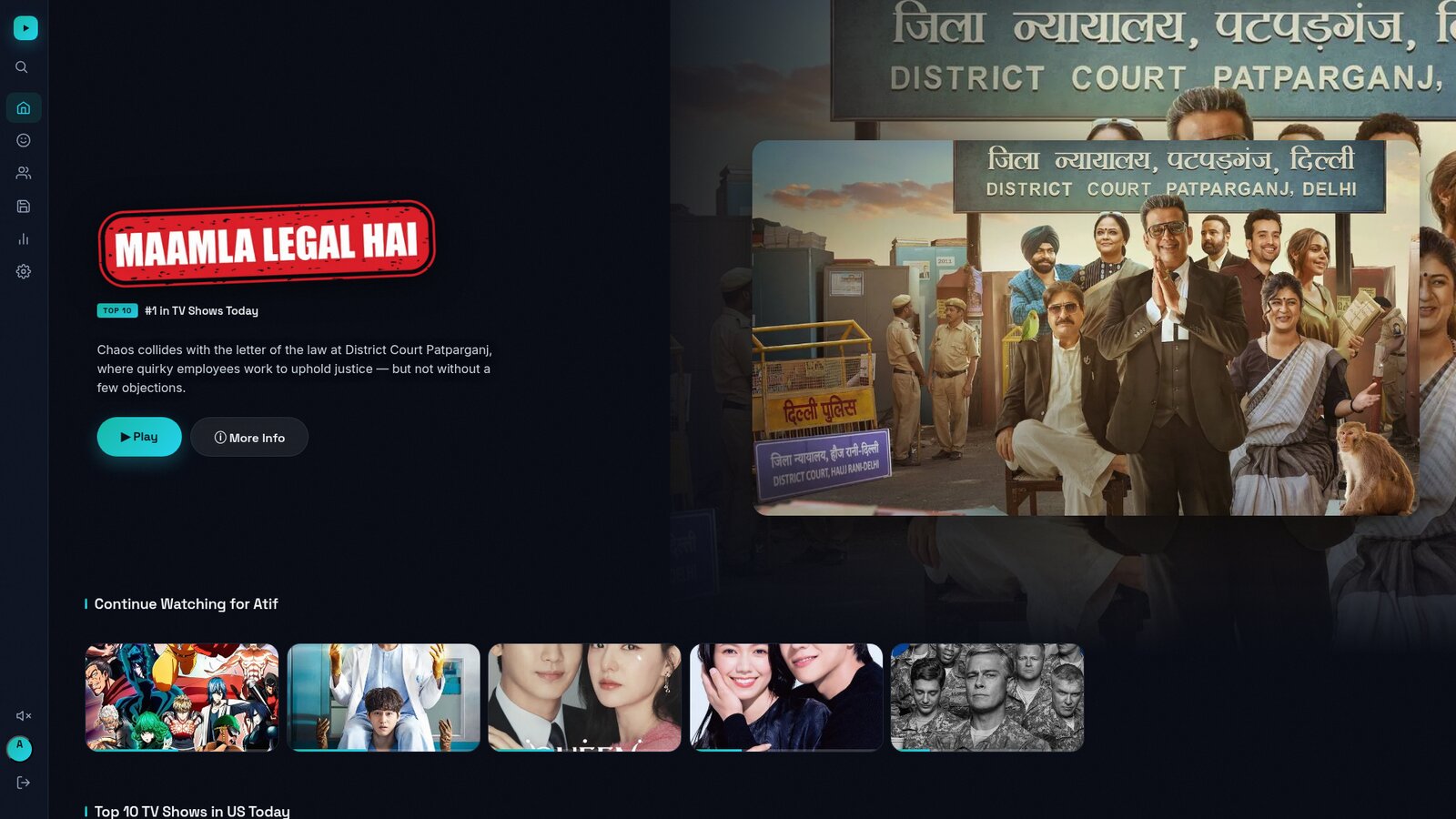 Browse home with mood-based rails