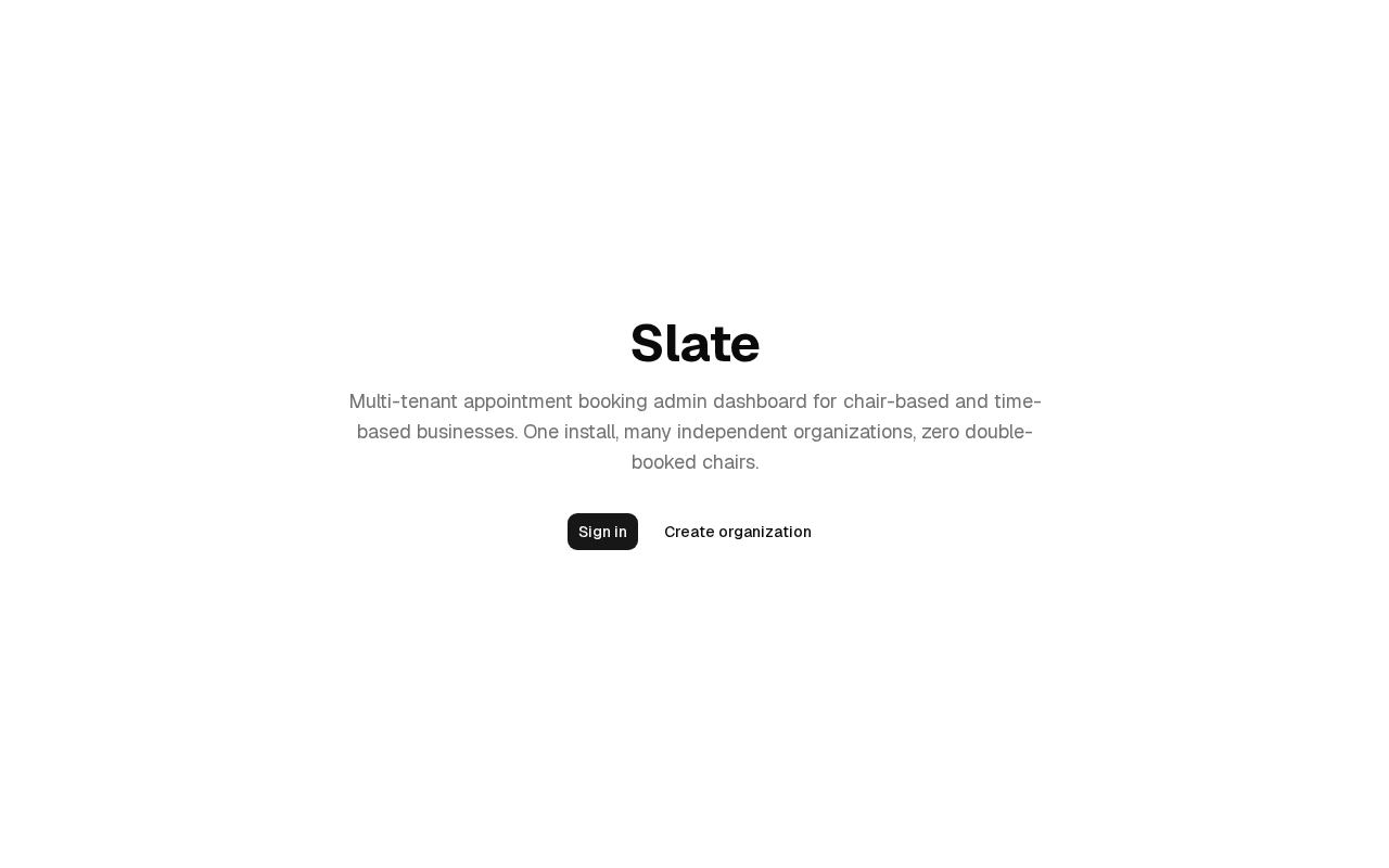 Landing page
