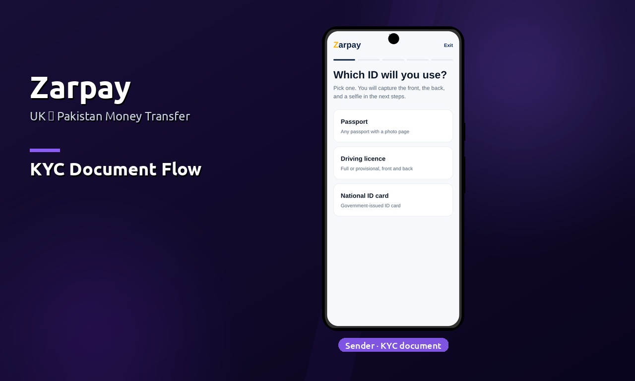 KYC document capture with retry flow